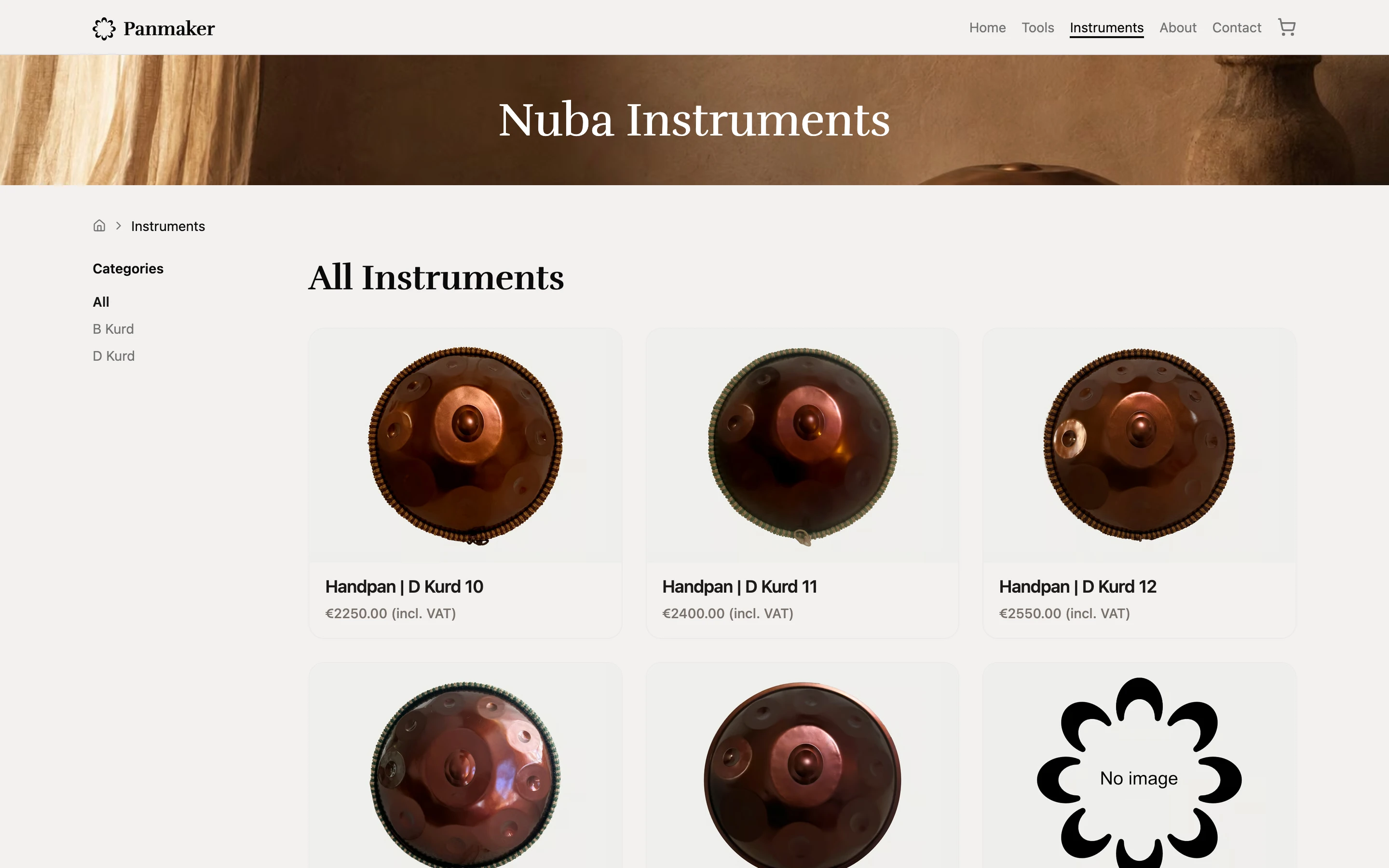 Panmaker new design instruments