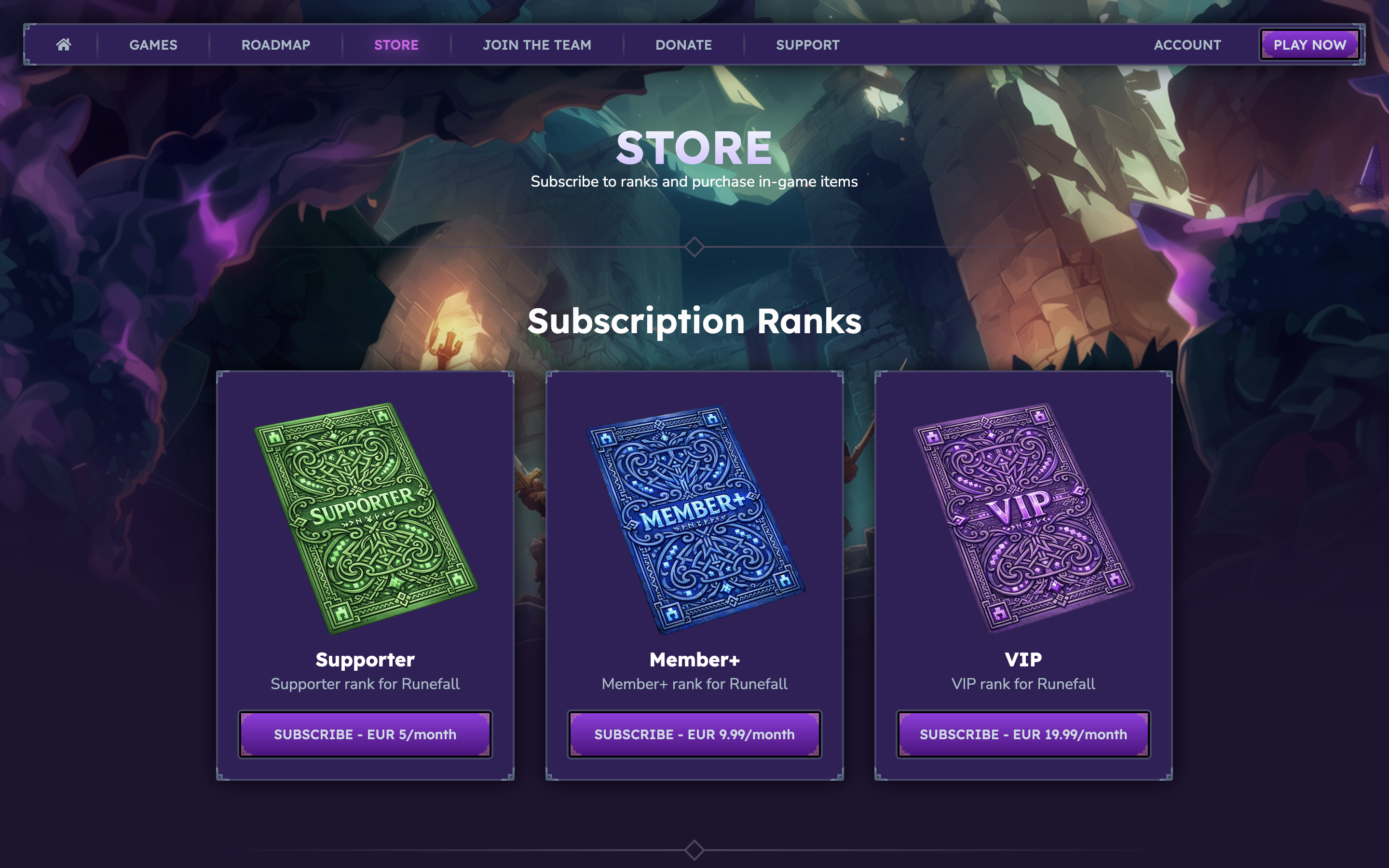 Runefall Store
